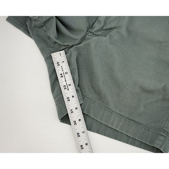 J.Crew Factory Women’s Chino 5” Shorts Green Size 32 Preppy Simple - Picture 7 of 9